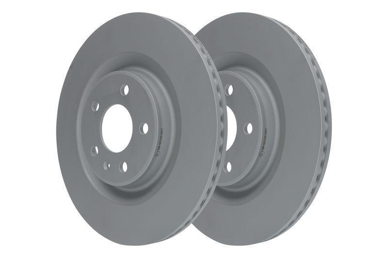 ATE Bremsscheiben + Ceramic Bremsbeläge Vorne Hinten passend für Audi A4 B9 Q5