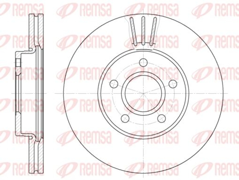 2x KAWE Brake Disc