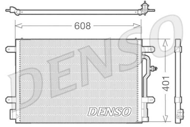 DENSO Condenser, air conditioning