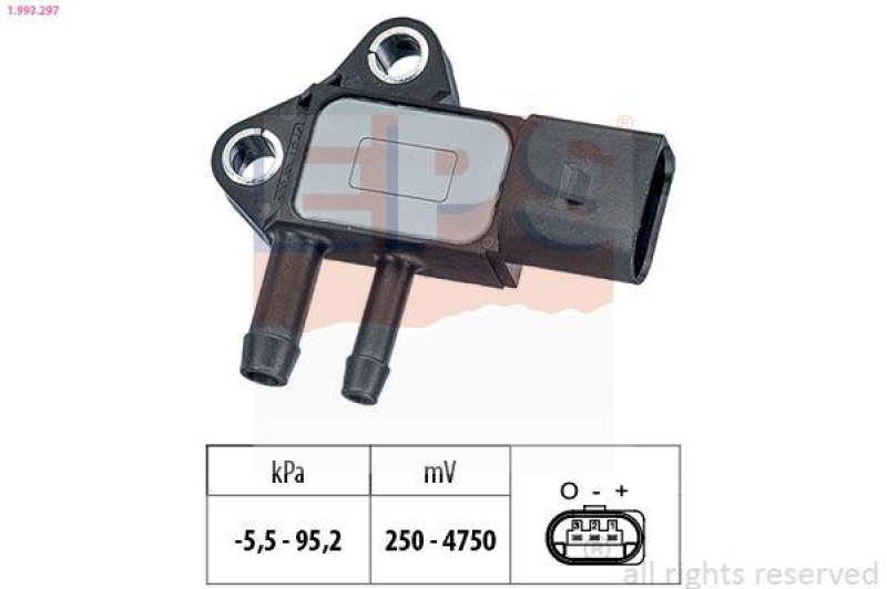 EPS Sensor, Abgasdruck Made in Italy - OE Equivalent