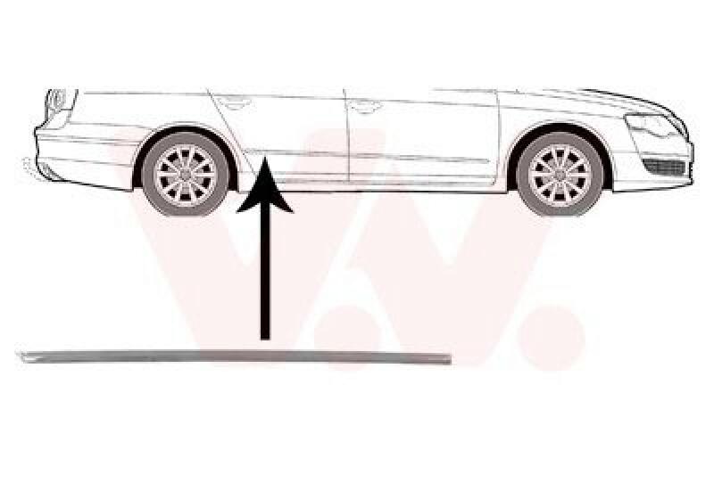 VAN WEZEL Trim/Protective Strip, door