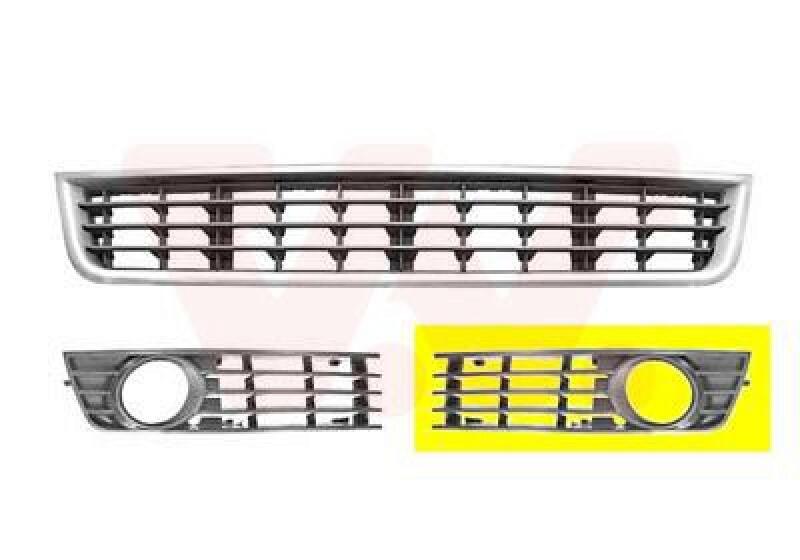 VAN WEZEL Ventilation Grille, bumper ** Equipart **