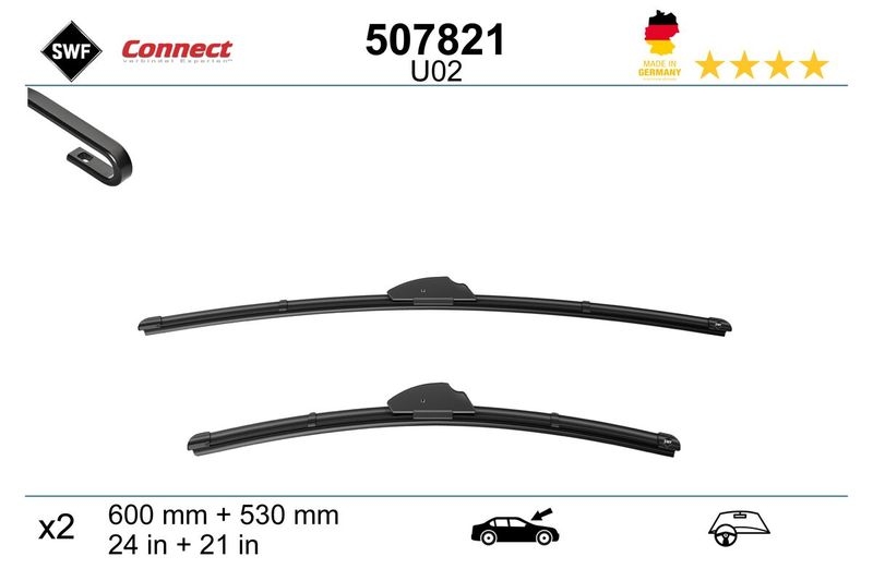 SWF Wischblatt CONNECT MADE IN GERMANY