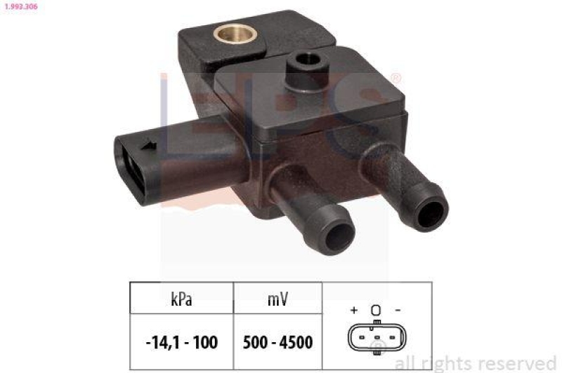 EPS Sensor, Abgasdruck Made in Italy - OE Equivalent