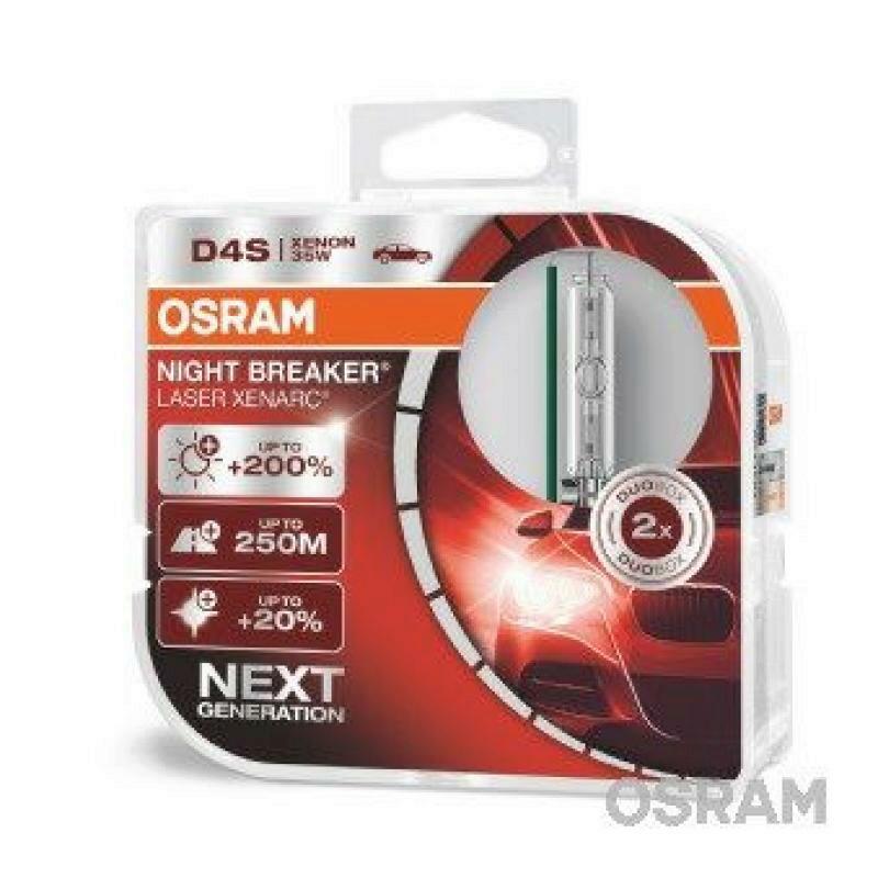 OSRAM D4S Night Breaker Laser Xenarc Next Generation Duo Box