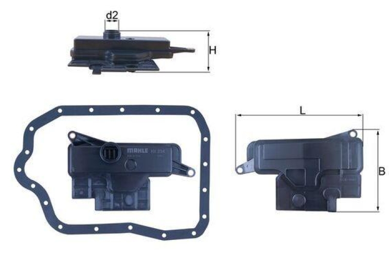 MAHLE Hydraulikfilter, Automatikgetriebe