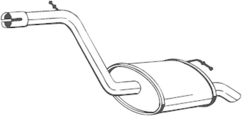 BOSAL Endschalld&auml;mpfer 154-185
