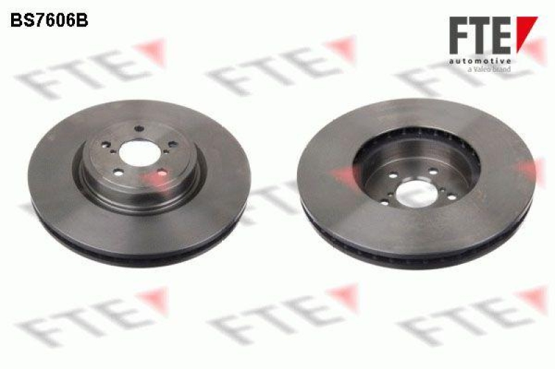 2x FTE Bremsscheibe COATED RANGE