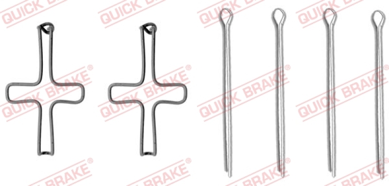 QUICK BRAKE Zubeh&ouml;rsatz, Scheibenbremsbelag