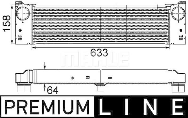 MAHLE Ladeluftkühler PREMIUM LINE
