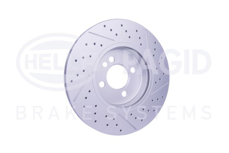 2x HELLA Brake Disc PRO