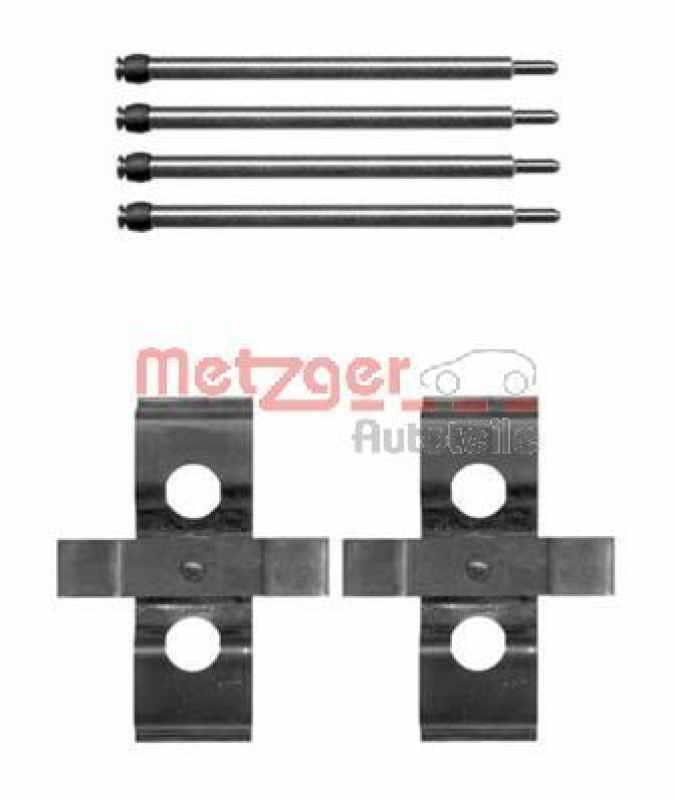 METZGER Zubehörsatz, Scheibenbremsbelag