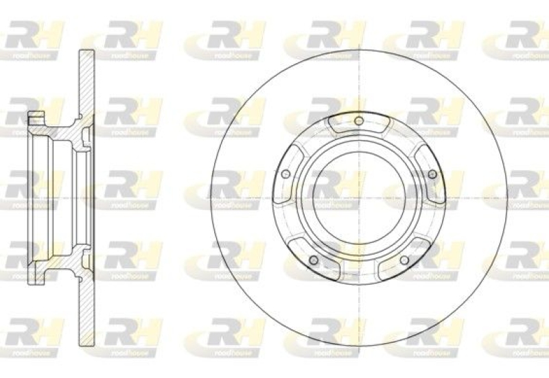 2x ROADHOUSE Bremsscheibe