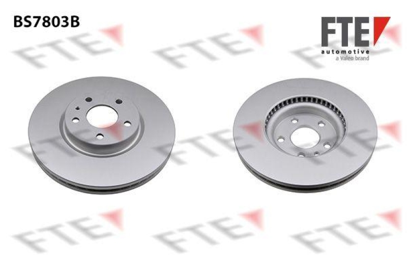 2x FTE Bremsscheibe COATED RANGE