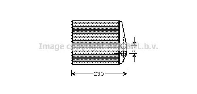 AVA QUALITY COOLING Wärmetauscher, Innenraumheizung