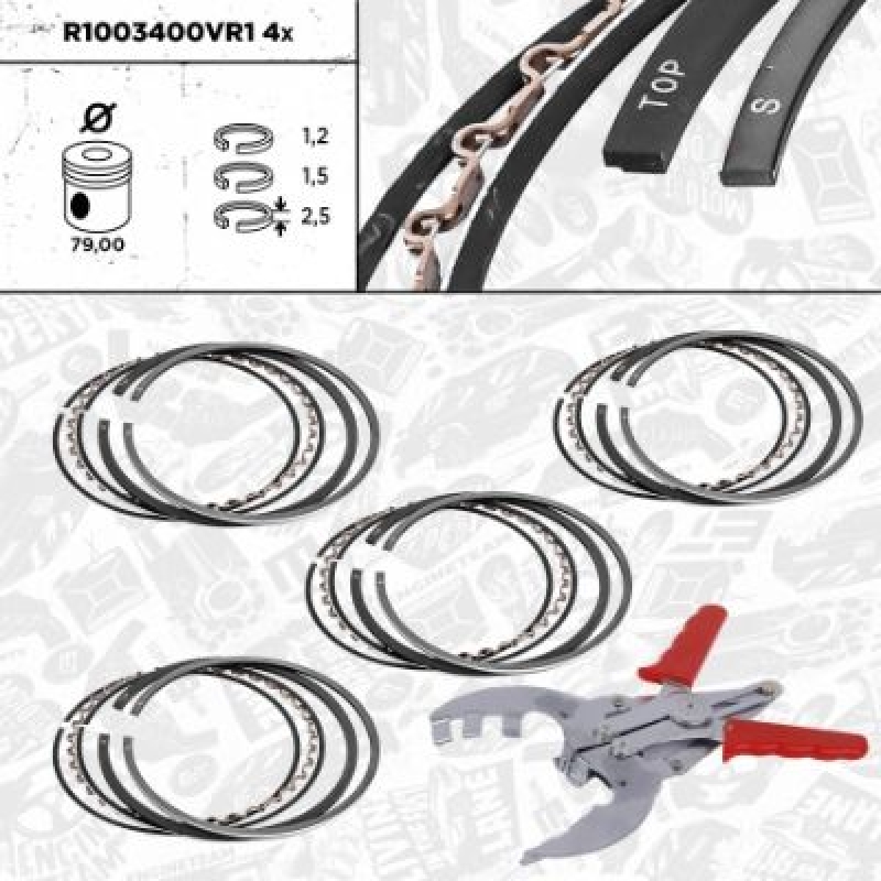 ET ENGINETEAM Kurbelwellenlager LH003850 passend für Alpina D3 BiTurbo