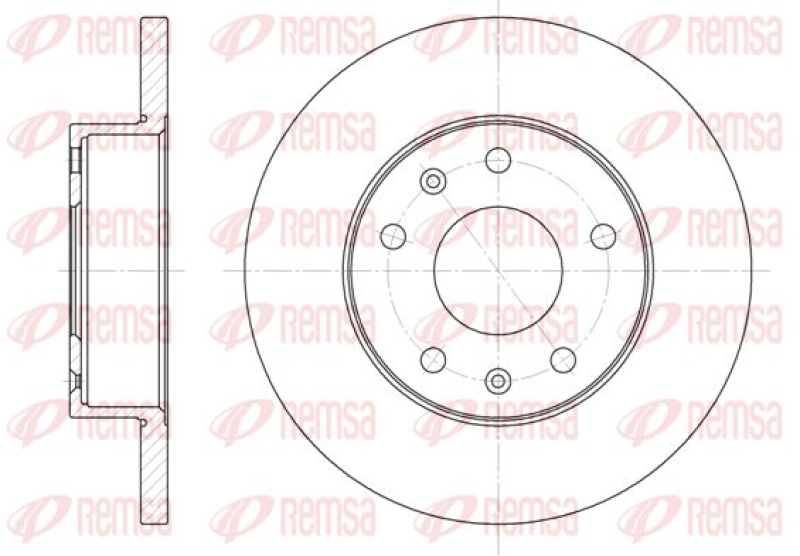 2x KAWE Brake Disc