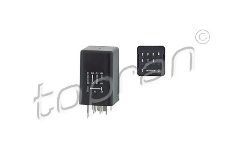 TOPRAN Relay, glow plug system