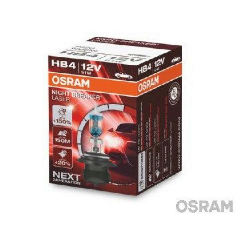 OSRAM Glühlampe, Abbiegescheinwerfer NIGHT BREAKER® LASER next generation