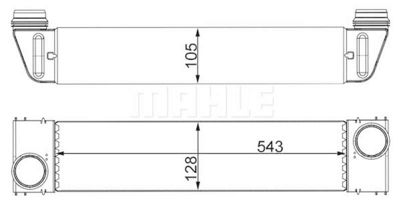 MAHLE Intercooler, charger