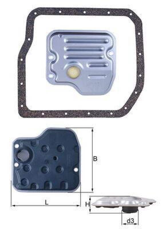 MAHLE Hydraulic Filter, automatic transmission