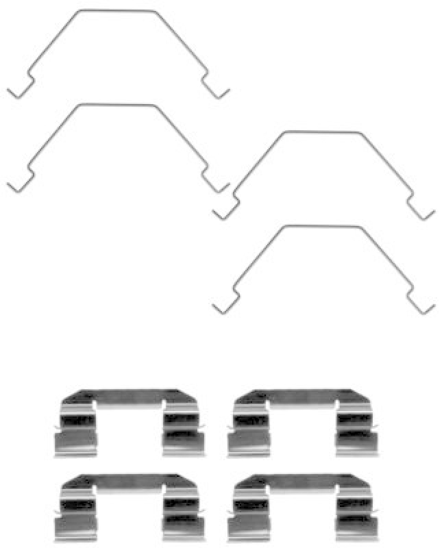 TEXTAR Zubeh&ouml;rsatz, Scheibenbremsbelag 82507000