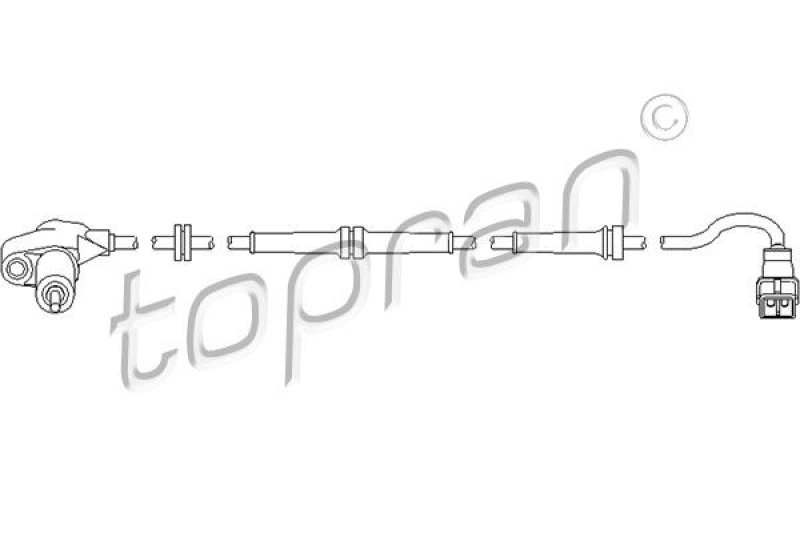 TOPRAN Sensor, Raddrehzahl