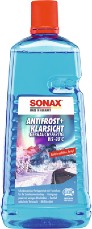 SONAX Antifreeze, window cleaning system AntiFreeze + clear view ready-to-use