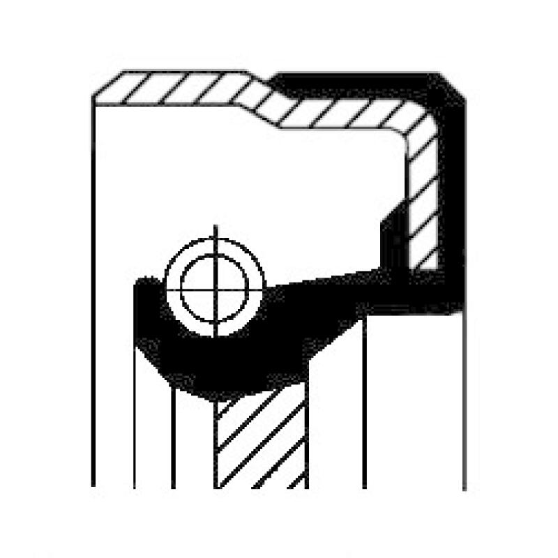 CORTECO Shaft Seal, crankshaft
