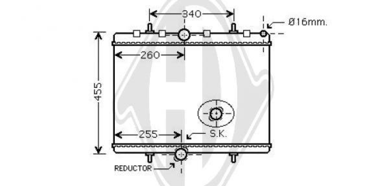 DIEDERICHS Radiator, engine cooling DIEDERICHS Climate