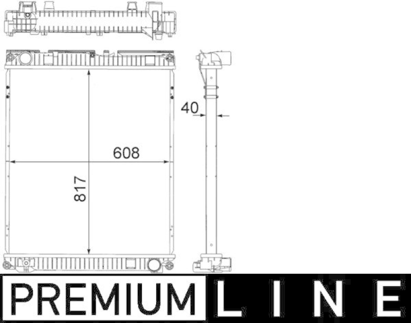 MAHLE K&uuml;hler, Motork&uuml;hlung BEHR *** PREMIUM LINE *** CR 379 000P