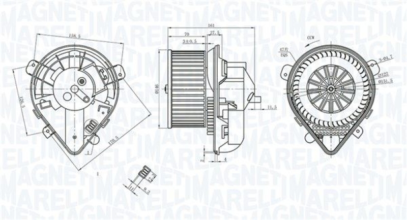 MAGNETI MARELLI Interior Blower