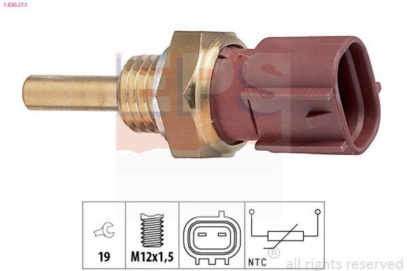 EPS Sensor, Kühlmitteltemperatur Made in Italy - OE Equivalent