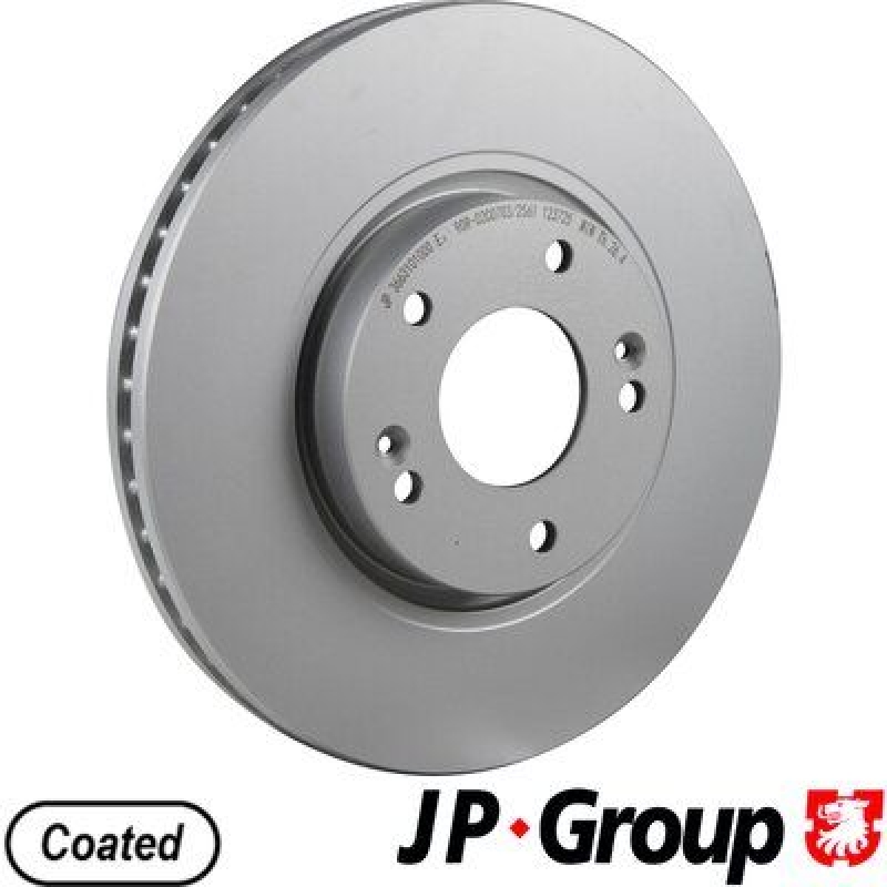 2x JP GROUP Brake Disc JP GROUP