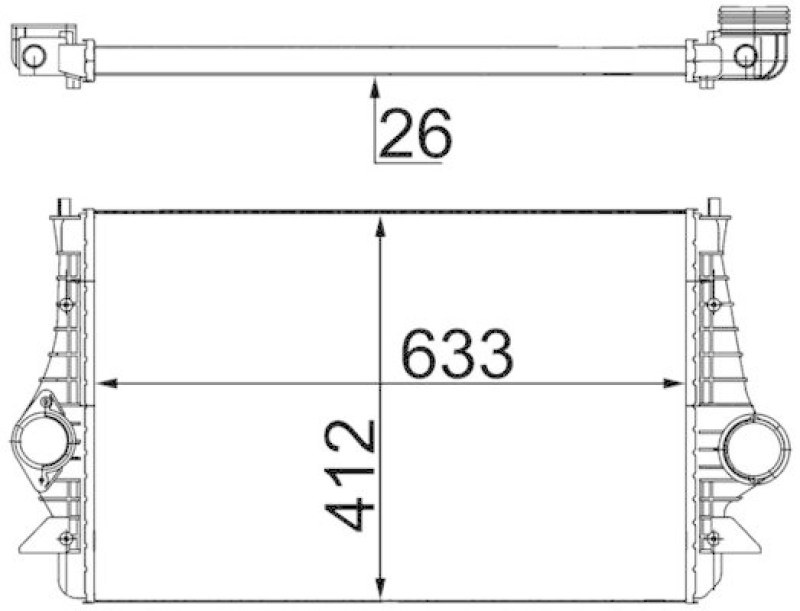 MAHLE Ladeluftkühler BEHR