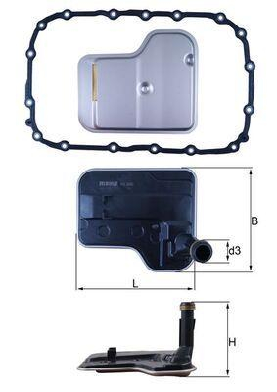 MAHLE Hydraulikfilter, Automatikgetriebe