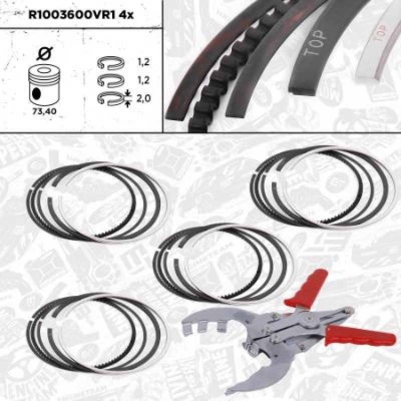 ET ENGINETEAM Piston Ring Kit