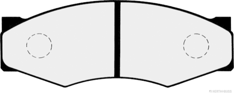 HERTH+BUSS JAKOPARTS Brake Pad Set, disc brake
