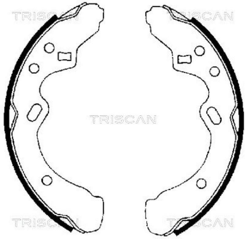 TRISCAN Bremsbackensatz