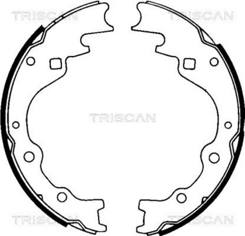 TRISCAN Bremsbackensatz