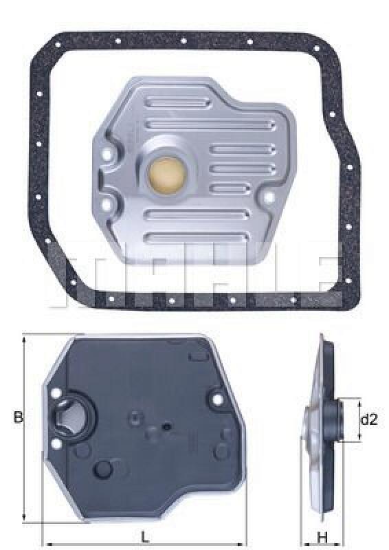 MAHLE Hydraulic Filter, automatic transmission
