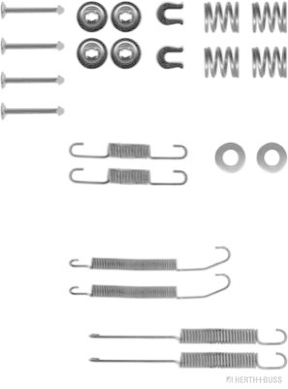 HERTH+BUSS JAKOPARTS Accessory Kit, brake shoes