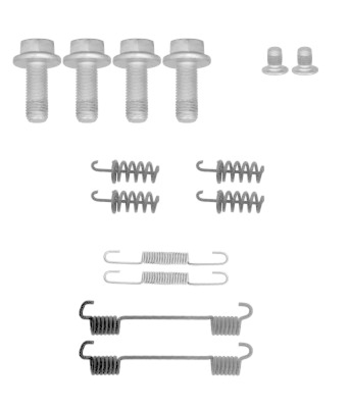 TEXTAR Accessory Kit, parking brake shoes