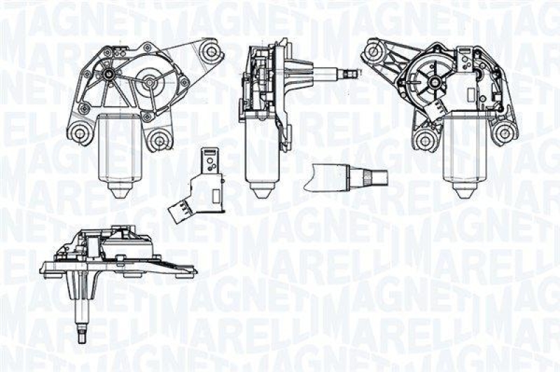 MAGNETI MARELLI Wischermotor 64073500010
