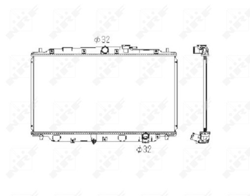 NRF Radiator, engine cooling