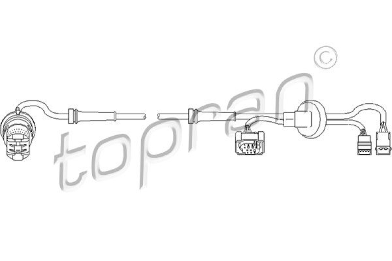 TOPRAN Sensor, Raddrehzahl