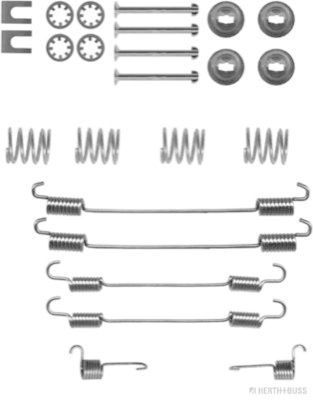 HERTH+BUSS JAKOPARTS Accessory Kit, brake shoes