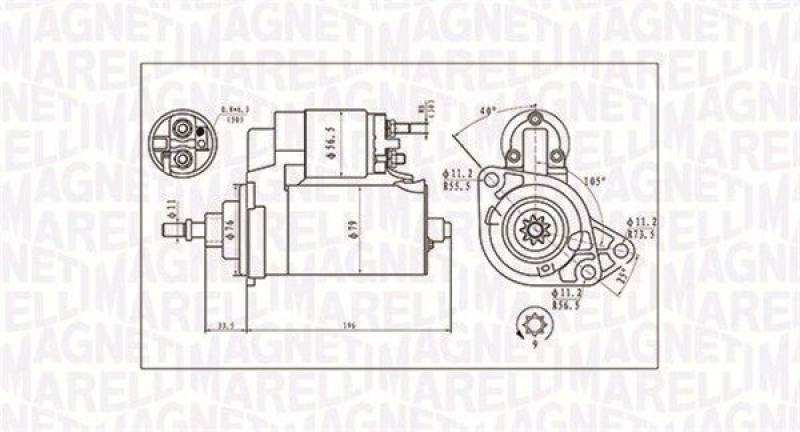 MAGNETI MARELLI Starter