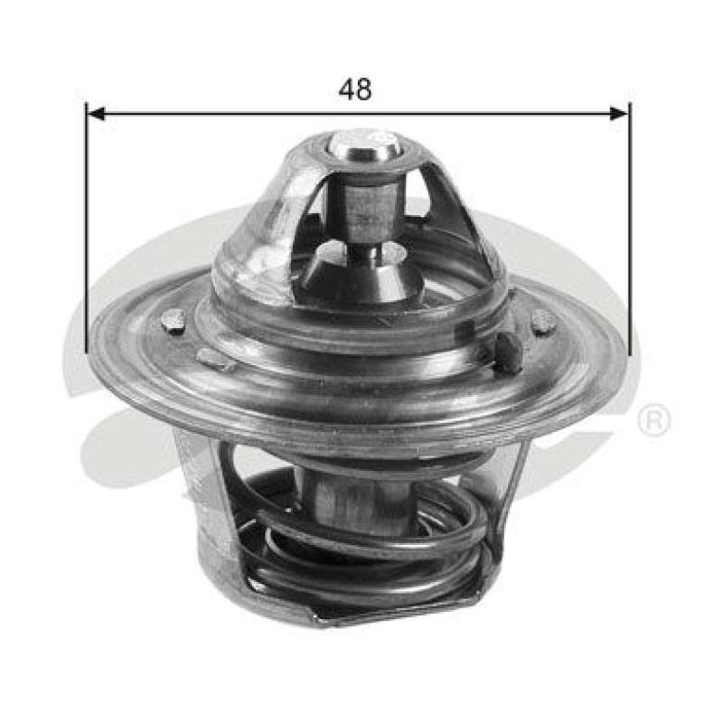 GATES Thermostat für Kühlmittel / Kühlerthermostat