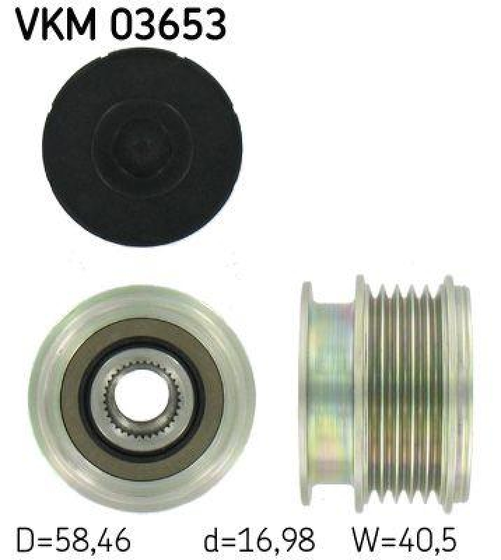 SKF Generatorfreilauf VKM 03653